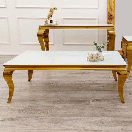 Luxury-Rectangular-White-Glass-Coffee-Table-Gold-Curved-Legs-130cm