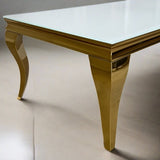 Luxury-Rectangular-White-Glass-Coffee-Table-Gold-Curved-Legs-130cm