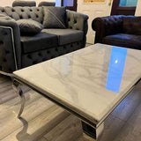 Luxury-Rectangular-White-Marble-Coffee-Table-Metal-Curved-Legs-130cm