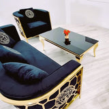 Luxury-Rectangular-black-Glass-Coffee-Table-with-Gold-frame-130cm