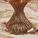 Luxury-Round-White-Marble-Top-Side-Table-With-Rose-Gold-Spiral-Style-Base-50cm