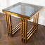 Luxury-Smoked-Glass-Square-Side-Table-With-Gold-Striated-Base-55cm