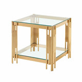 Luxury-Square-Glass-Side-Table-With-Unique-Gold-Base-50cm