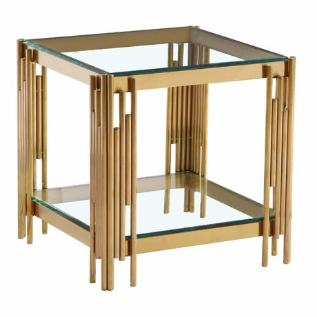 Luxury-Square-Glass-Side-Table-With-Unique-Gold-Base-50cm