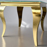 Luxury-Square-White-Glass-side-Table-Gold-Curved-Legs-60cm