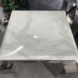 Luxury-Square-White-Marble-Lamp-Table-Metal-Curved-Legs-60cm