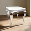 Luxury-Square-White-Marble-Lamp-Table-Metal-Curved-Legs-60cm