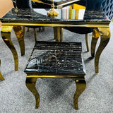 Luxury-Square-black-and-gold-Marble-Lamp-Table-Metal-Curved-Legs-60cm