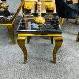 Luxury-Square-black-and-gold-Marble-Lamp-Table-Metal-Curved-Legs-60cm