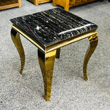 Luxury-Square-black-and-gold-Marble-Lamp-Table-Metal-Curved-Legs-60cm