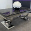 Luxury-black-marble-coffee-table-stainless-steel-base-130cm