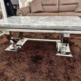 Luxury-grey-marble-coffee-table-stainless-steel-base-130cm