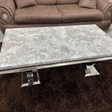 Luxury-grey-marble-coffee-table-stainless-steel-base-130cm