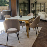 Luxury-square-white-glass-gold-dining-table-100cm-and-modern-open-back-velvet-dining-chairs-dining-table-set-for-4