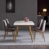 Luxury-white-rectangular-marble-dining-table-with-gold-stainless-steel-legs-150cm