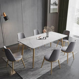 Luxury-white-rectangular-marble-dining-table-with-gold-stainless-steel-legs-150cm