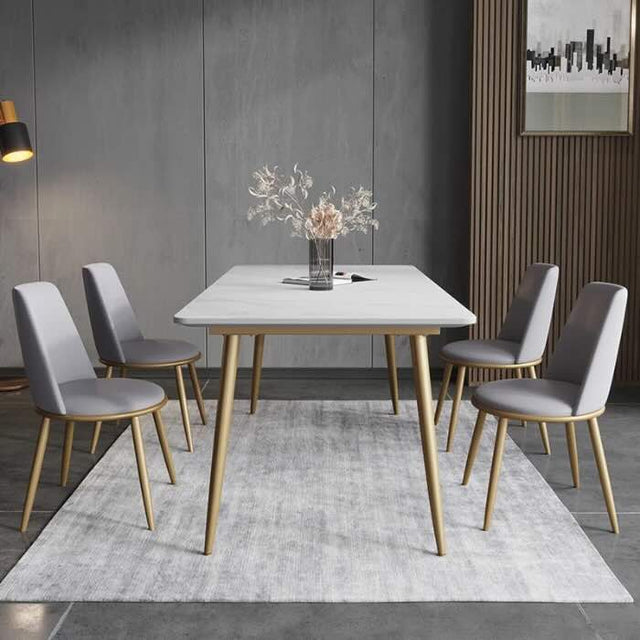 Luxury-white-rectangular-marble-dining-table-with-gold-stainless-steel-legs-150cm