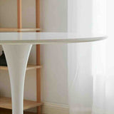 Minimalist-4-Seater-Round-White-MDF-Dining-Table-White-Pedestal-Base-80cm