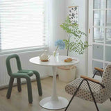 Minimalist-4-Seater-Round-White-MDF-Dining-Table-White-Pedestal-Base-80cm