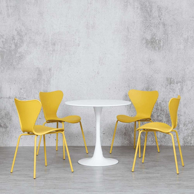 Minimalist-4-Seater-Round-White-MDF-Dining-Table-White-Pedestal-Base-80cm