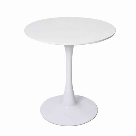 Minimalist-4-Seater-Round-White-MDF-Dining-Table-White-Pedestal-Base-80cm