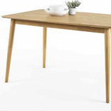 Minimalist-6-Seater-Rectangular-Solid-Oak-Wood-Dining-Table-Scandinavian-Style-140cm