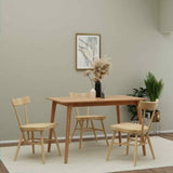 Minimalist-6-Seater-Rectangular-Solid-Oak-Wood-Dining-Table-Scandinavian-Style-140cm