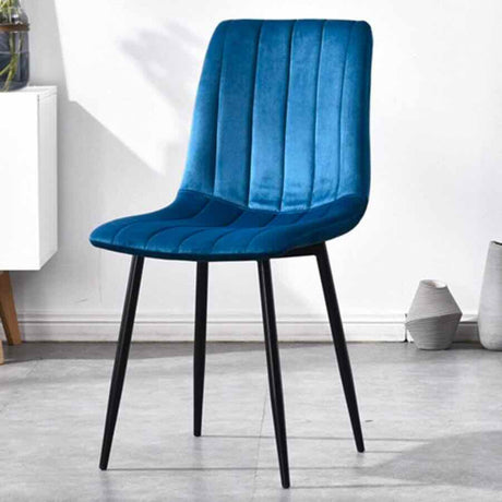 Minimalist-Blue-Velvet-Dining-Chair-Vertical-Stitching-Black-Metal-Legs-Set-of-2