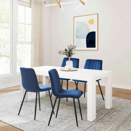 Minimalist-Blue-Velvet-Dining-Chair-Vertical-Stitching-Black-Metal-Legs-Set-of-2