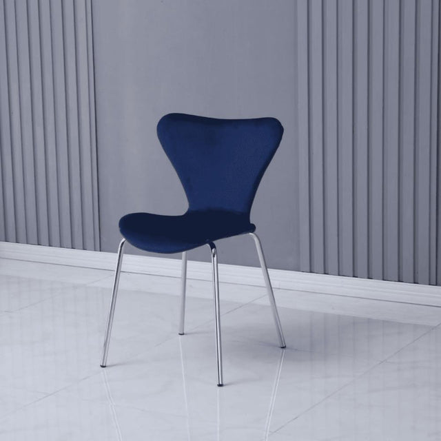 Minimalist-Blue-Velvet-Stackable-Dining-Chair-Silver-Legs-Set-of-2