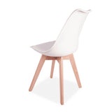 Minimalist-Cream-Plastic-Cushioned-Dining-Chair-Wooden-Beech-Legs