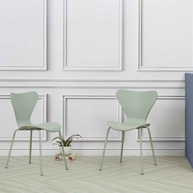 Minimalist-Green-Plastic-Stackable-Dining-Chair