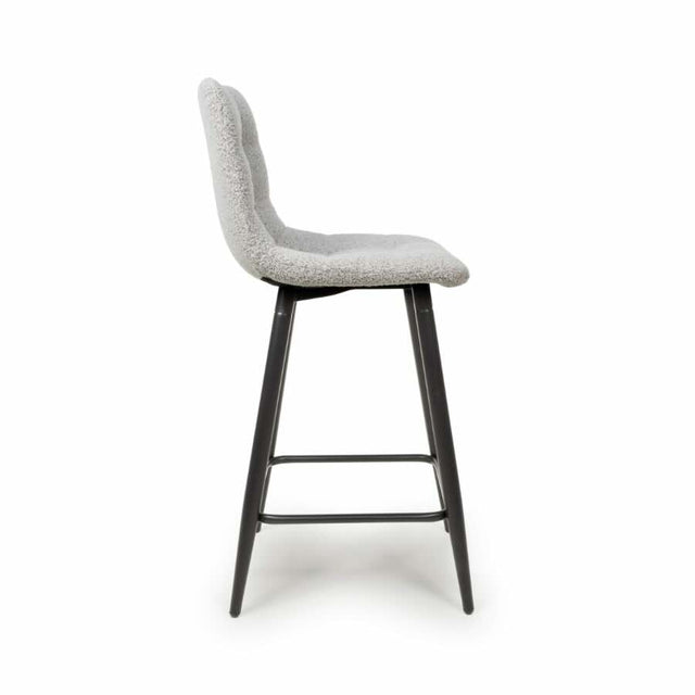 Minimalist-Grey-Boucle-Bar-Stool-With-Black-Metal-Legs-Set-of-2