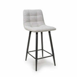 Minimalist-Grey-Boucle-Bar-Stool-With-Black-Metal-Legs-Set-of-2