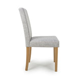 Minimalist-Grey-Linen-Simple-Dining-Chair-Wooden-Legs