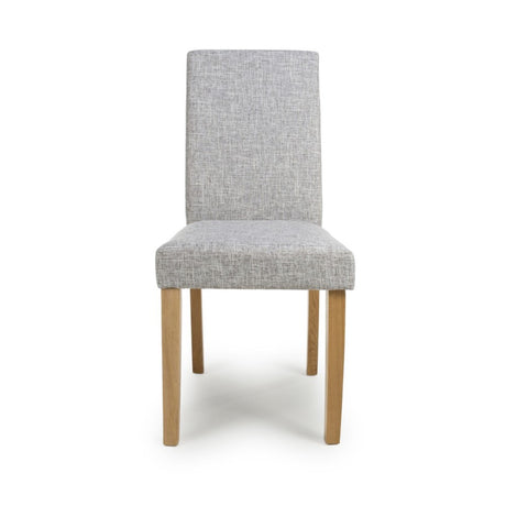 Minimalist-Grey-Linen-Simple-Dining-Chair-Wooden-Legs