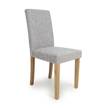 Minimalist-Grey-Linen-Simple-Dining-Chair-Wooden-Legs