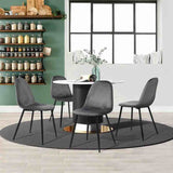 Minimalist-Grey-Velvet-Dining-Chair-Black-Metal-Legs-Set-of-4