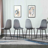 Minimalist-Grey-Velvet-Dining-Chair-Black-Metal-Legs-Set-of-4