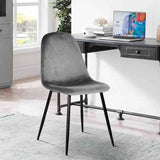 Minimalist-Grey-Velvet-Dining-Chair-Black-Metal-Legs-Set-of-4