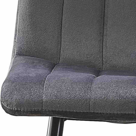 Minimalist-Grey-Velvet-Dining-Chair-Vertical-Stitching-Black-Metal-Legs-Set-of-2