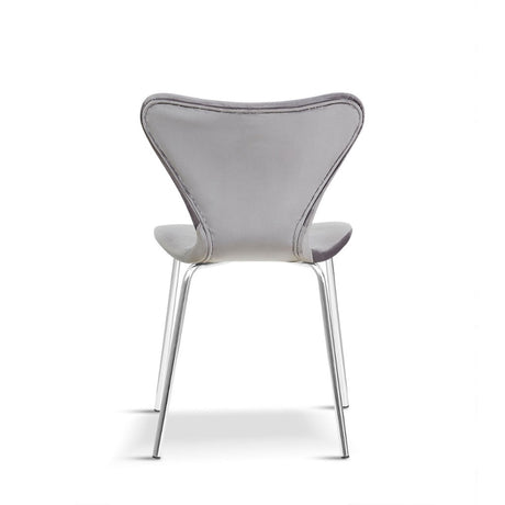 Minimalist-Grey-Velvet-Stackable-Dining-Chair-Silver-Legs-Set-of-2