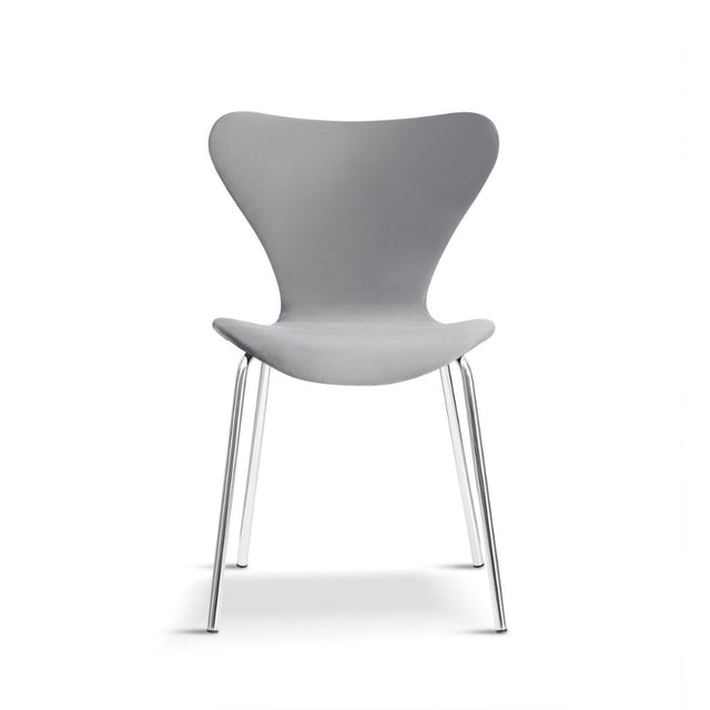 Minimalist-Grey-Velvet-Stackable-Dining-Chair-Silver-Legs-Set-of-2