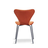 Minimalist-Orange-Velvet-Stackable-Dining-Chair-Black-Metal-Legs-Set-of-2