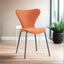 Minimalist-Orange-Velvet-Stackable-Dining-Chair-Black-Metal-Legs-Set-of-2