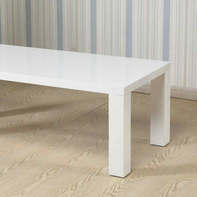 Minimalist-Rectangular-White-High-Gloss-Coffee-Table-With-White-Legs-120cm