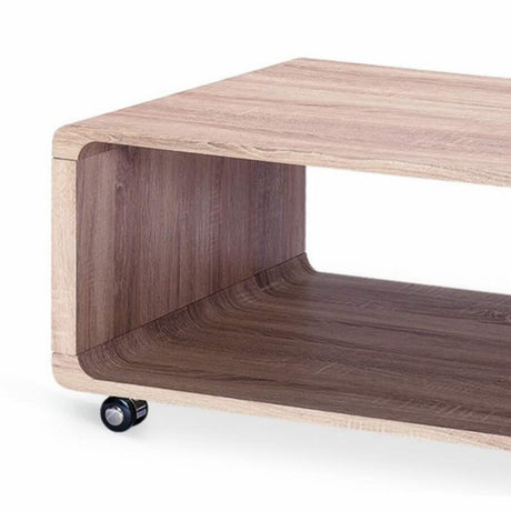 Minimalist-Rectangular-Wood-Coffee-Table-With-Shelf-_-Wheels-100cm