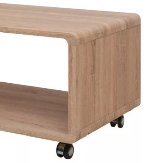 Minimalist-Rectangular-Wood-Coffee-Table-With-Shelf-_-Wheels-100cm