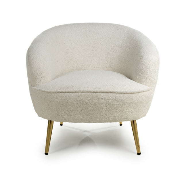 Minimalist-White-Boucle-Arm-Chair-Deep-Cushion-Gold-Legs