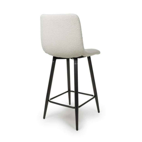 Minimalist-White-Boucle-Bar-Stool-With-Black-Metal-Legs-Set-of-2